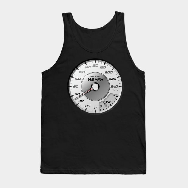 Speedometer Tank Top by Motor World